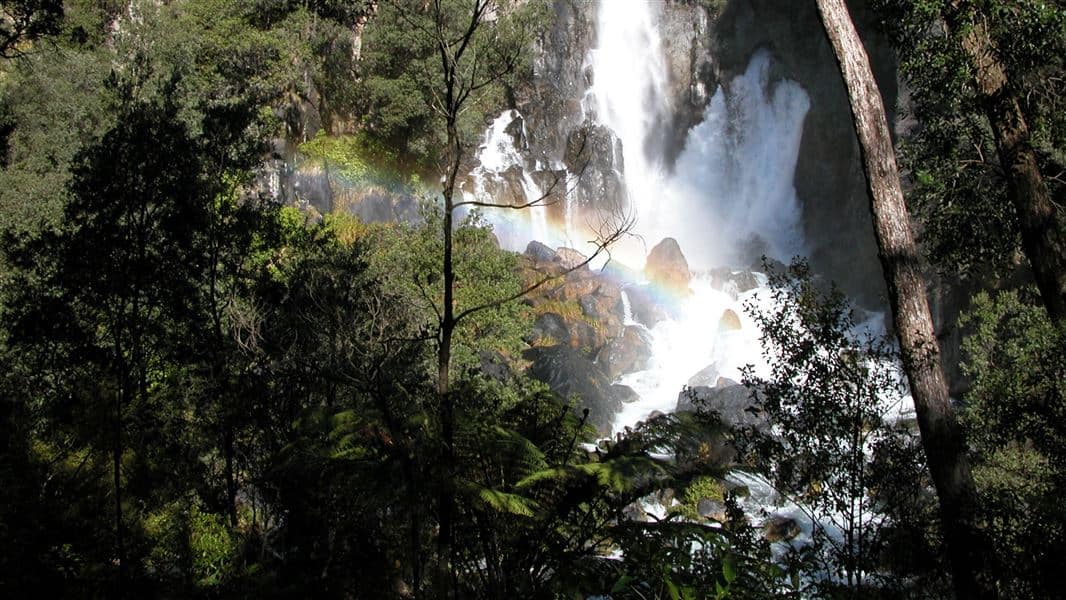 tarawera falls rainbow hero - Top Day Hikes in Rotorua