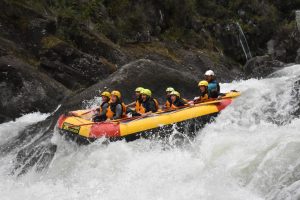 Wairoa River grade 5 rapids 1