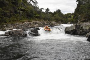 Wairoa river bottom waterfall 1